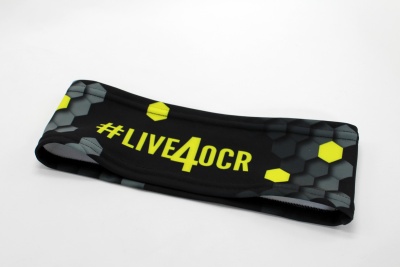 Čelenka #live4ocr pro závodníky překážkových závodů (OCR)